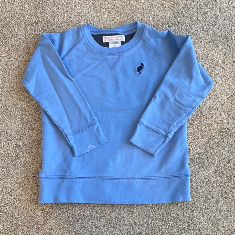 Blue Kids Crewneck Sweatshirt
